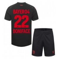 Bayer Leverkusen Victor Boniface #22 Domaci Dres za djecu 2023-24 Kratak Rukav (+ Kratke hlače)